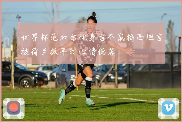 世界杯范加尔化身吉乔鼠梅西坦言被荷兰扳平时心情低落
